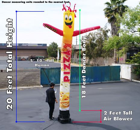 Why you should be using Tube Men to Advertise 8 20 foot tall inflatable tube man
