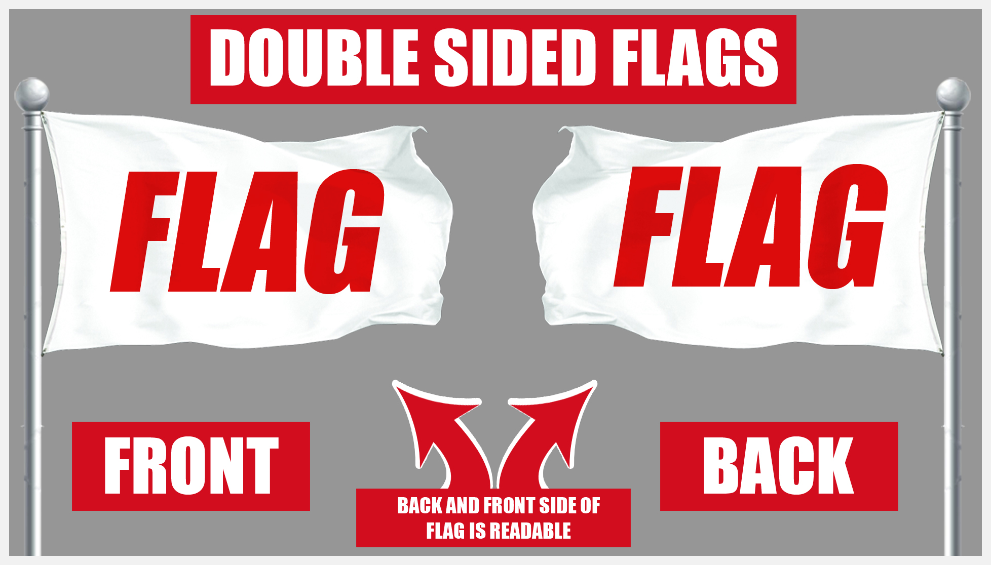 Cheap Double Sided Custom Flags High Quality Polyester Prints Usa Made