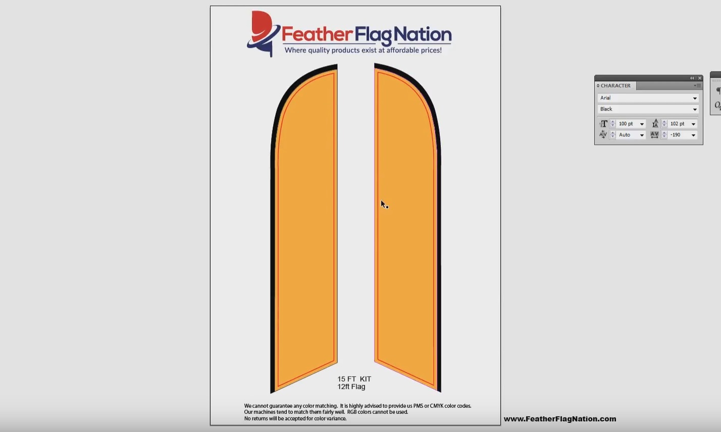 Feather Flag Template Overview Feather Flag Nation Blog