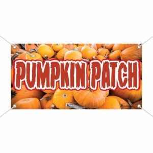 Pumpkin Patch - Halloween Vinyl Banner