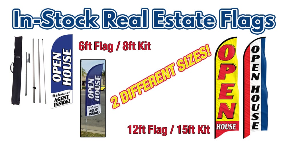 In-Stock Real Estate Flags
