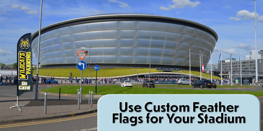 Custom Feather Flags for Your Stadium