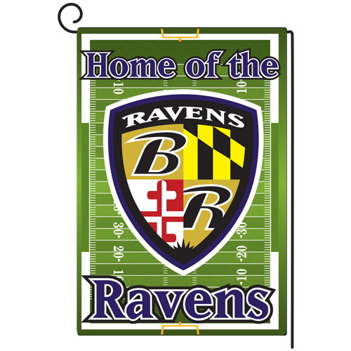 Ravens Garden Flag Mock Up
