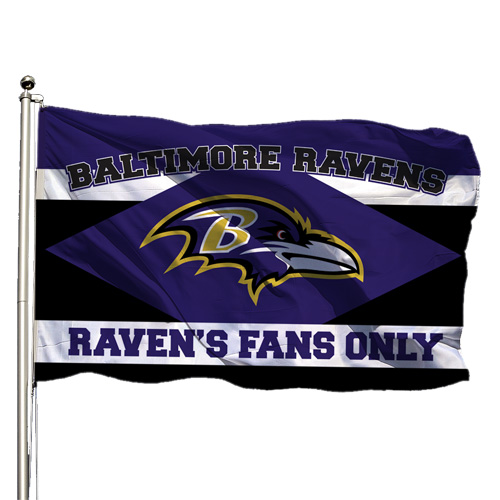 Ravens Standard Flag Mock Up