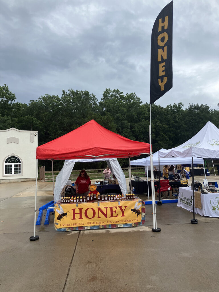 Advertising for honey pop up shop