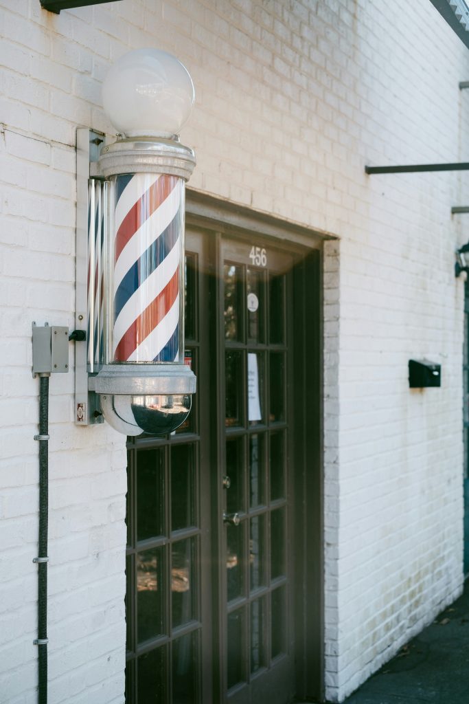 barber pole advertising