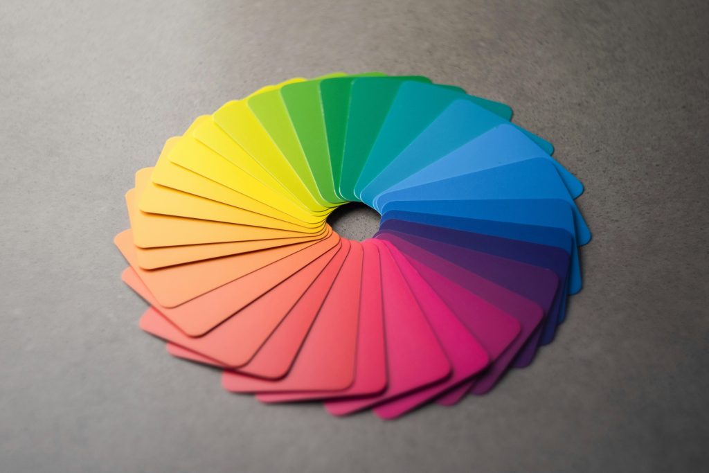 a color wheel on a table