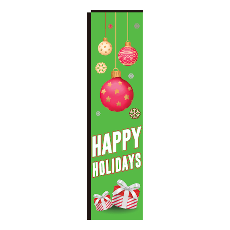 Happy Holidays rectangle banner