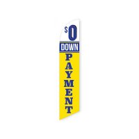 $0 Down Payment Feather Flag
