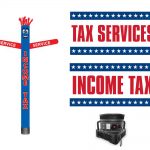 Tax Service Tube Man & Vinyl Banners – Pack of 3 with Blower