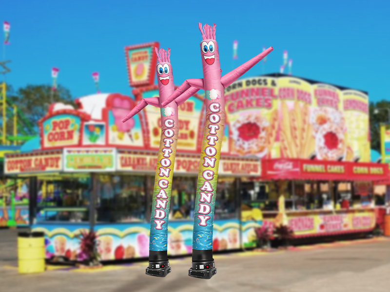 Buy one get one 50 percent off custom inflatable tube men for business promotions and outdoor advertising