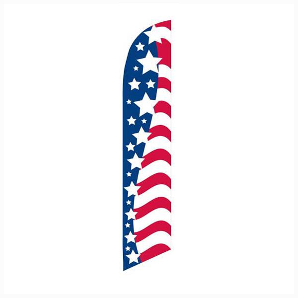 This Patriotic Feather Flag is a must have for all holiday events.