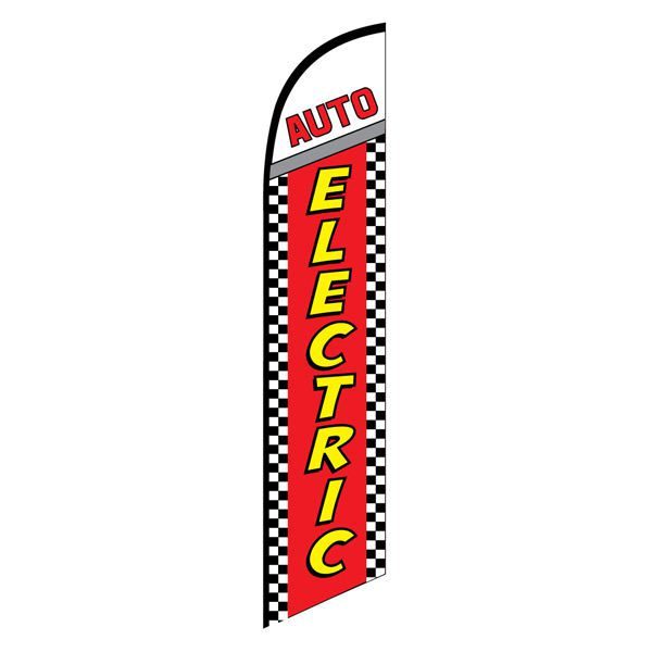 Auto Electric Feather Flag for businesses looking to increase sales.