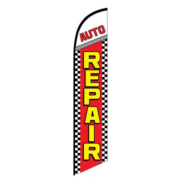 Auto Repair Advertising Flag for body shops that want to increase sales.