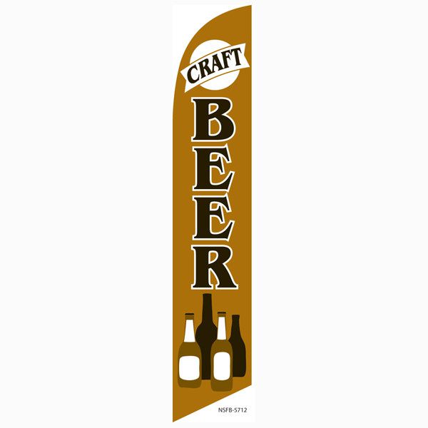 Craft Beer Feather Flag will bring in more beer enthusiasts to your location