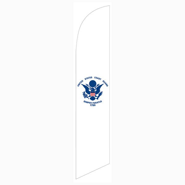 Coast Guard Feather Flag - great for homes and businesses.  Easy install.