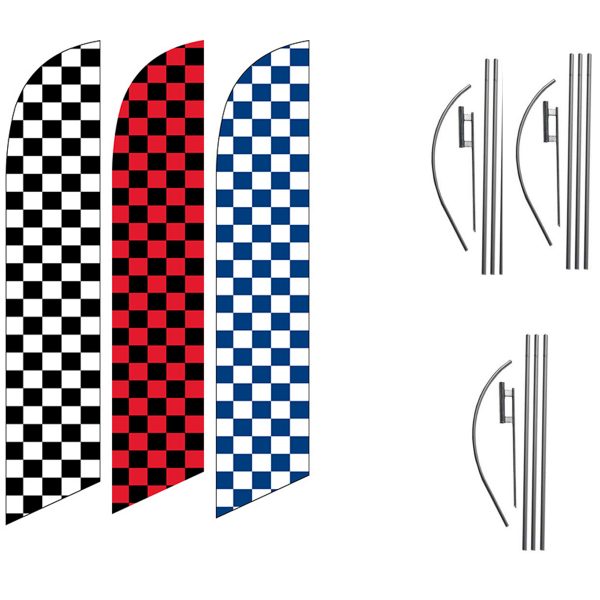3-PACK-CHECKERED-GREAT-FOR-RACES-RED-WHITE-BLUE-CHECKERED-CHEAP-FLAGS
