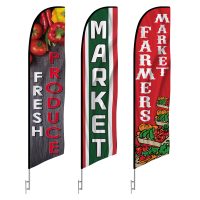 3-Pack Farmers Market Feather Flags