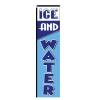 Ice and Water Rectangle Banner Flag