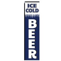 Ice Cold Beer Rectangle Banner Flag