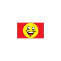 SMILEY  RED 3×5 Flag