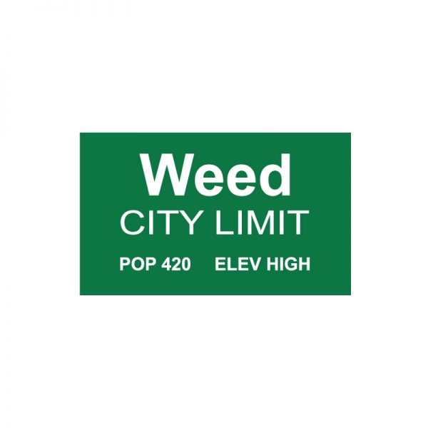 weed city limit 3x5 usa made