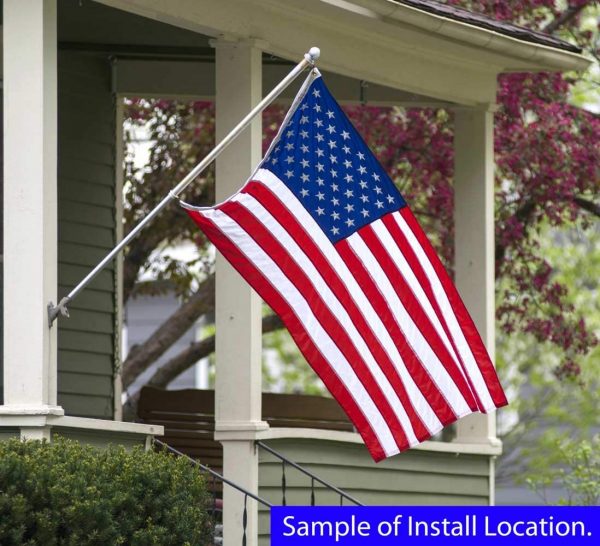 American Flag 3×5 Double Sided Flag with pole on poarch