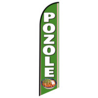 Pozole Feather Flag