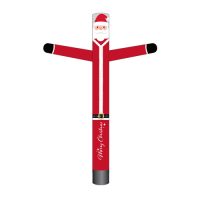 Santa Claus Merry Christmas Air Inflatable Tube Man – 6FT In-Stock