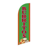 Small 6ft Burritos Feather Flag