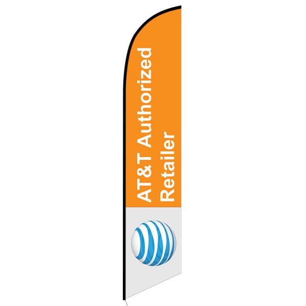 AT&T Authorized Retailer Feather Flag