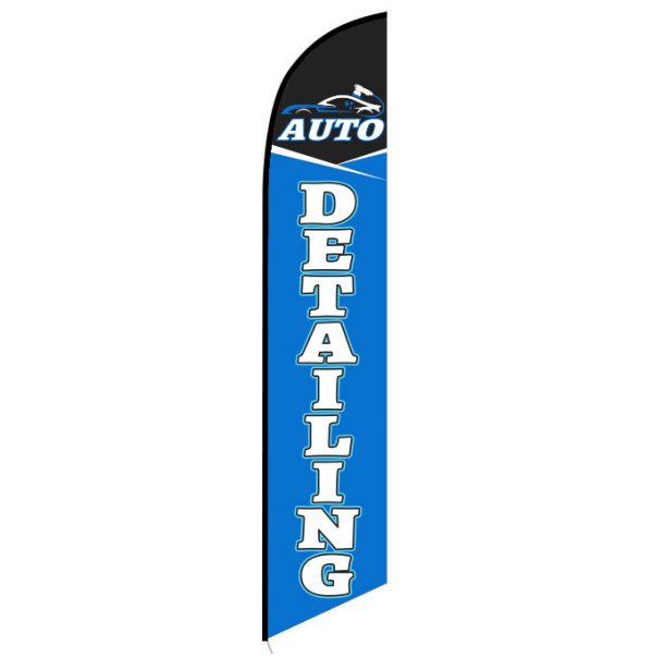 AUTO DETAILING FEATHER FLAG FROM FEATHER FLAG NATION NSFB-5949 Auto Detailing