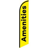 Amenities feather flag