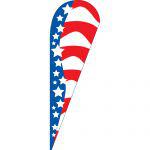 American Glory Teardrop Flag