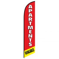 Apartments available feather flag