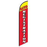Auto Registration Feather Flag