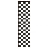 Checkered Rectangle Flag (Black & White)