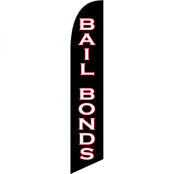 Bail Bonds Feather Flag