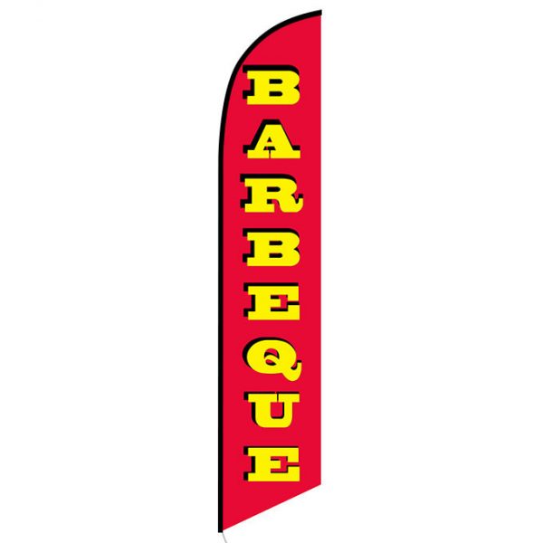 Barbeque Feather Flag