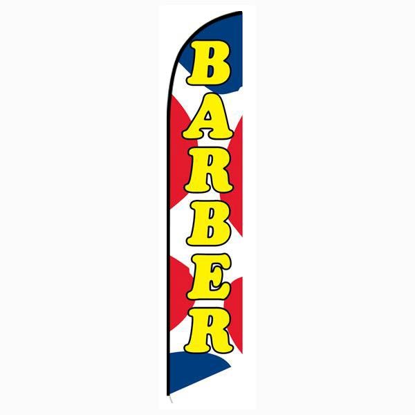 Barber Shop feather flag