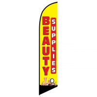 Beauty Supplies feather flag