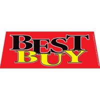 Best Buy red windshield banner
