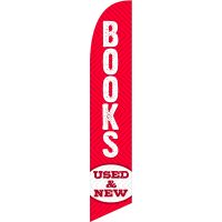 Books Used New Feather Flag Kit with Ground Stake