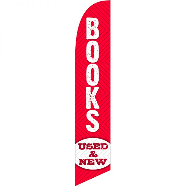 Books Used New Feather Flag