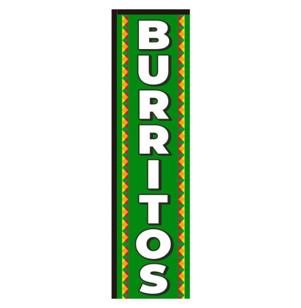 Boomer Burritos Rectangle Flag from Feather Flag Nation (FRONT)