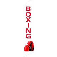 Boxing 3 Feather Flag Kit with Ground Stake