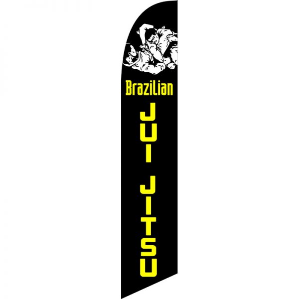 Brazilian Jui Jitsu Feather Flag