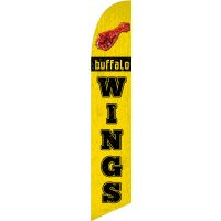 Buffalo Wings Feather Flag Kit with Ground Stake