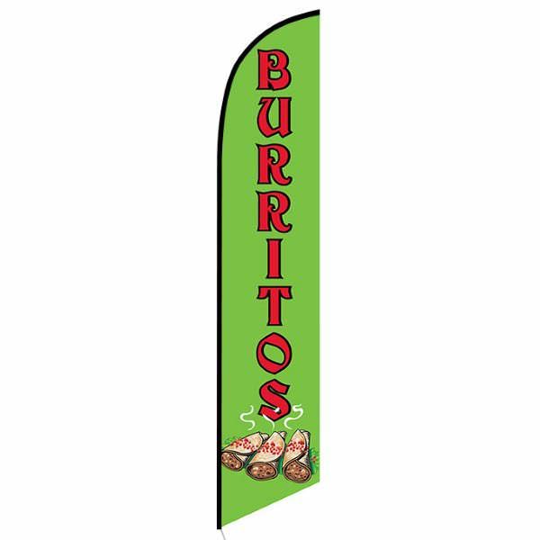 Burritos Feather Flag