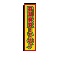 Burritos Rectangle Banner Flag